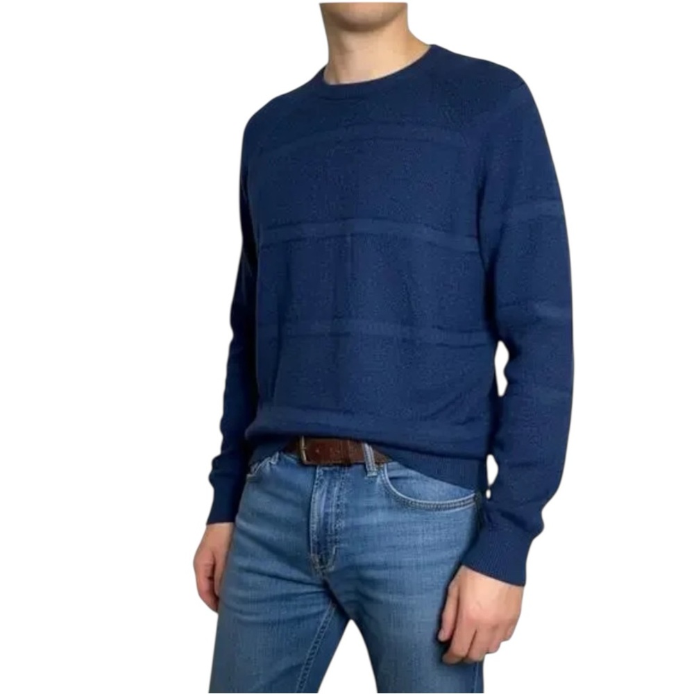 NWT Hawker Rye x Stitch Fix Men’s Cotton‎ Cashmere Crewneck Sweater Classic Soft